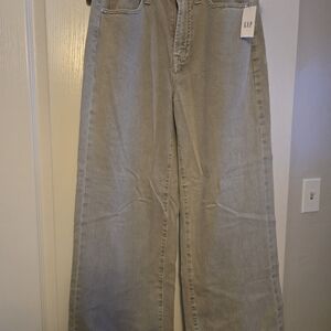 GAP Women's Light Gray Flare Jeans